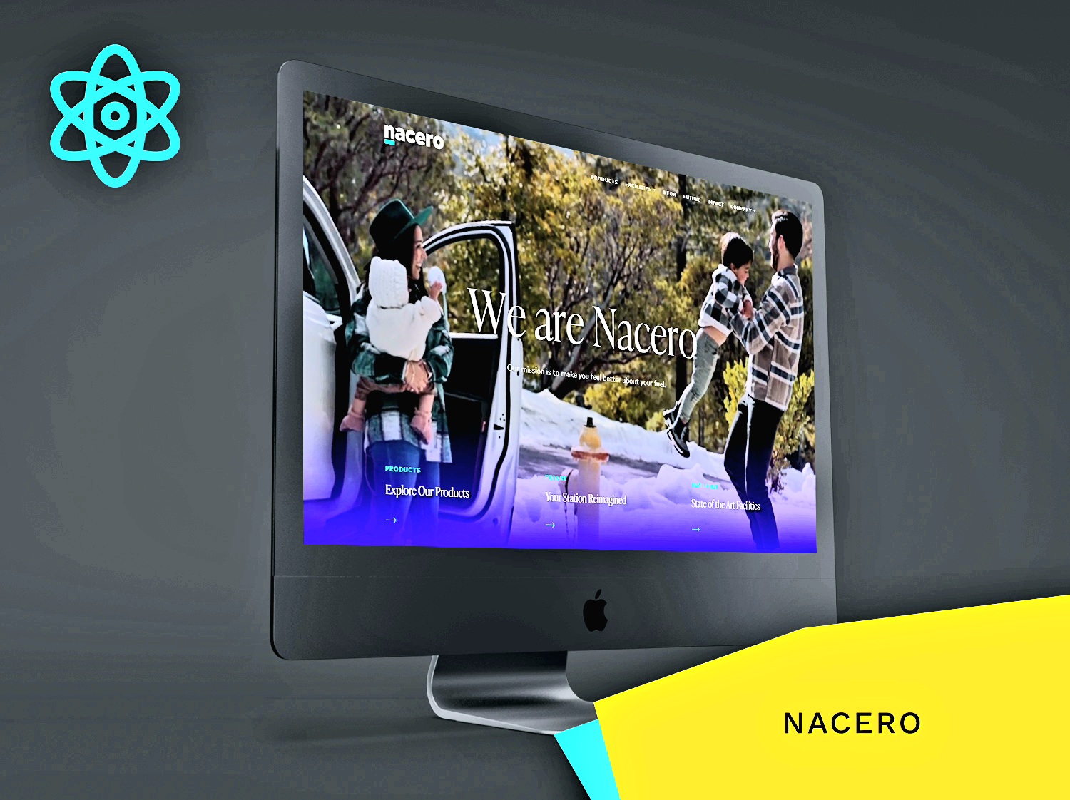 Nacero WordPress website. WordPress development